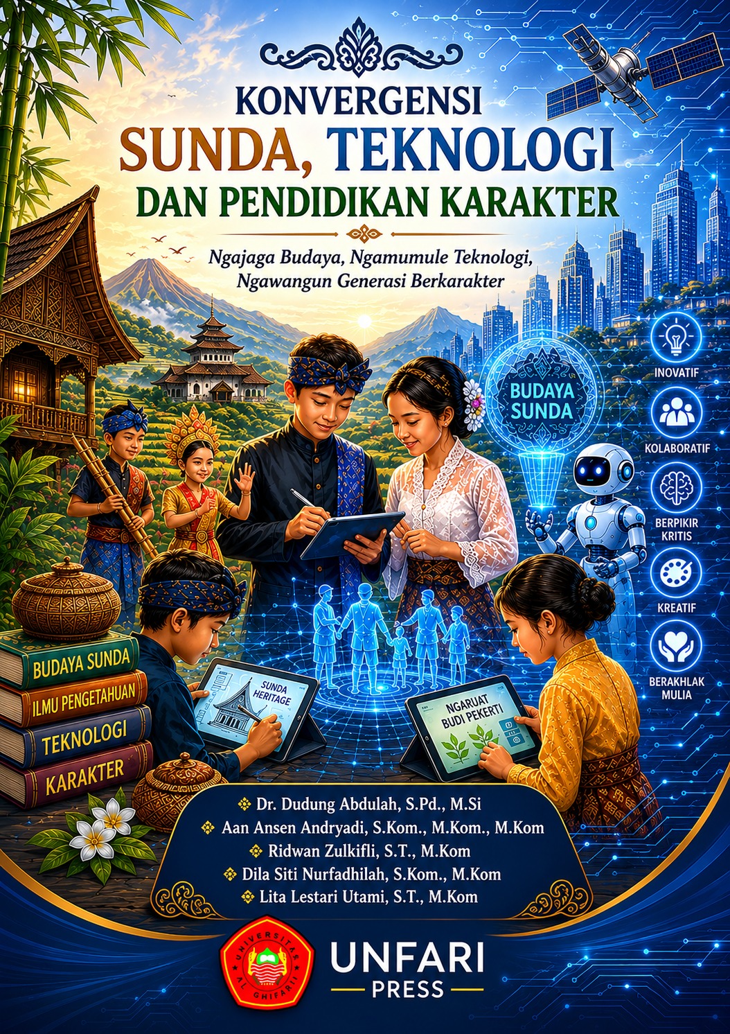 Cover KONVERGENSI SUNDA, TEKNOLOGI DAN PENDIDIKAN KARAKTER